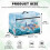 Foldable Soft Sewing Machine Protective Cover with Pockets – Universal Dust Cover, Compatible with Ocean Turtle 7