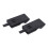2x Lock Knob Tab 15214027 ABS Ebony 17