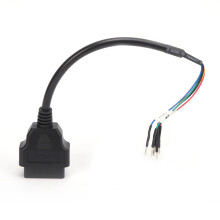 16PIN Universal Car Motorcycle OBD2 Cable Test Adapter for Auto Wiring