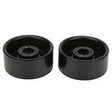 RC Alloy Beadlock-Felgen 2 Stück passend für TRAXXAS TRX-4 1/10 Crawler Auto Schwarz