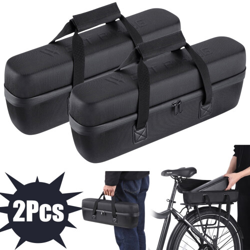 WEST BIKING Fietsaccutas Waterdicht Grote Capaciteit 2 stuks 2
