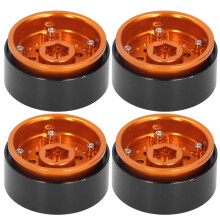 4Pcs 1.9in CNC Wheel Hubs for RC Car Simulation