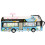 Simulation Game City Bus Toy Vibrant Colors Friction Powered Cars Openable Doors Realistic Decorative Designs Educational Tool Pull Back Function 2