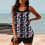 Dames tankini met buikcorrigerend effect en shortje 4
