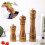 Salt And Pepper Mills Solid Wood Spice Grain Grinder With Adjustable Ceramic Grinding Core Kitchen Tools Mills 4