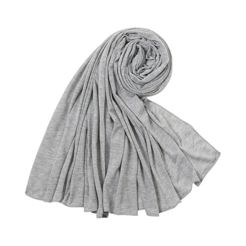 Lenço feminino de cor sólida em tecido moletom (1 unidade) 2
