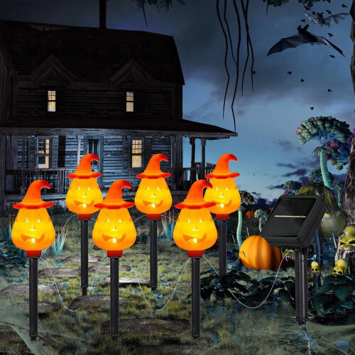 Halloween-vaarnavalot, oranssit, vedenpitävät, ulkokäyttöön 2