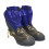 Adjustable Outdoor Waterproof Ankle Gaiters Blue Nylon 4