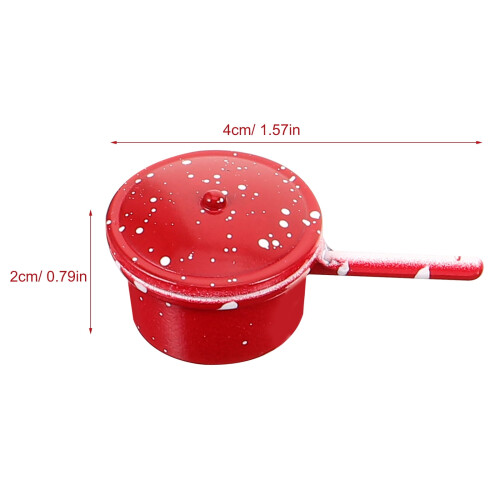 4 Pcs Verse Mini Kitchen Accessories 4.00X2.00X1.00CM Red 1