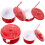 4 Pcs Verse Mini Kitchen Accessories 4.00X2.00X1.00CM Red 4