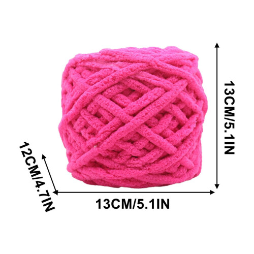 Chenille Yarn for Hand Knitting Blankets Soft Jumbo 1