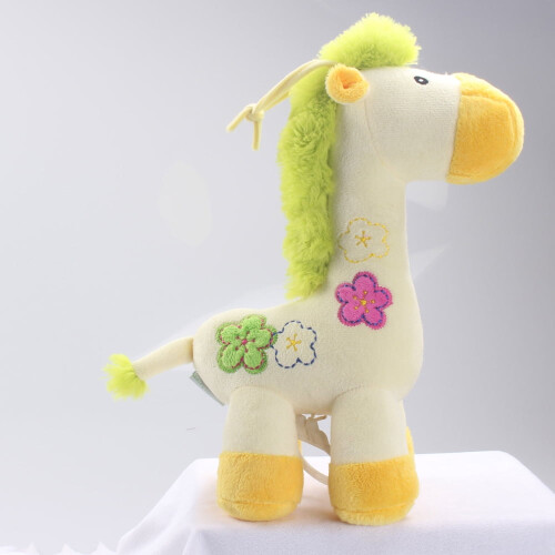 Pluche giraf, geel, 33 cm 2