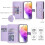 Purple RFID-blocking wallet case for Samsung Galaxy S21 5G 2