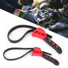 2pcs Non-Slip Oil Filter Wrench Set, Rubber+ABS, Sizes 580mm & 490mm