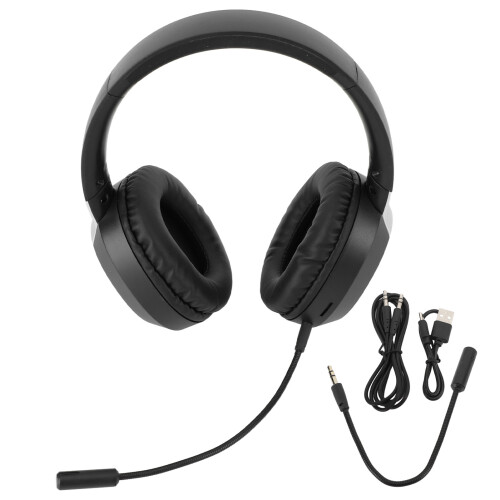 Wireless Bluetooth Gaming Headset Black, Foldable Noise Cancelling, 400mAh Battery 1