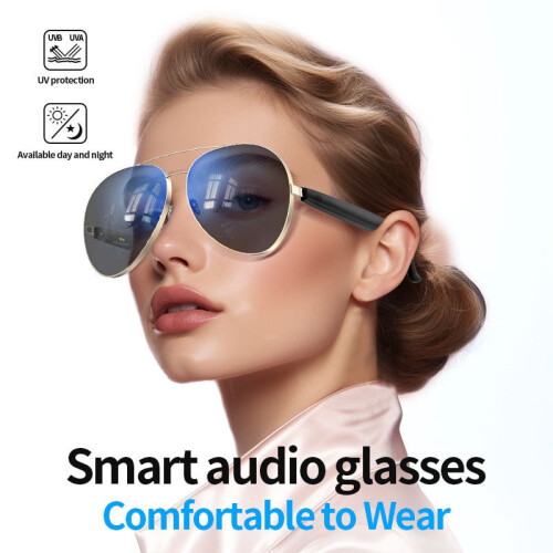 Bluetooth 5.4 Fotokromatiska glasögon UV-skydd 1