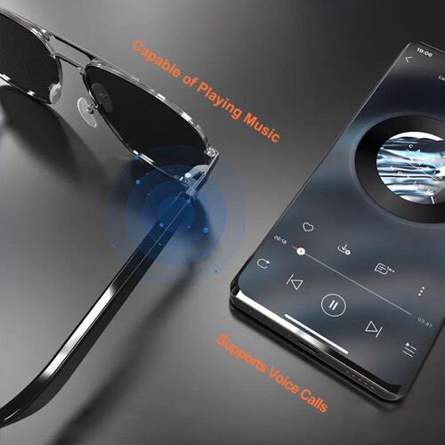Bluetooth 5.4 Fotokromatiska glasögon UV-skydd 2