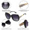 Γυναικεία Γυαλιά Ηλίου Polarized Vintage Designer Γυαλιά Ηλίου Μεγάλου Σκελετού Extra Large Blackout 4