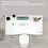 Computer Desk White Modern Simple Office Desk 4