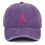 Gorra de béisbol con lazo rosa para mujer – Algodón vintage 2