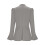 Blazer elegante da donna con revers, volant e maniche a campana. 4