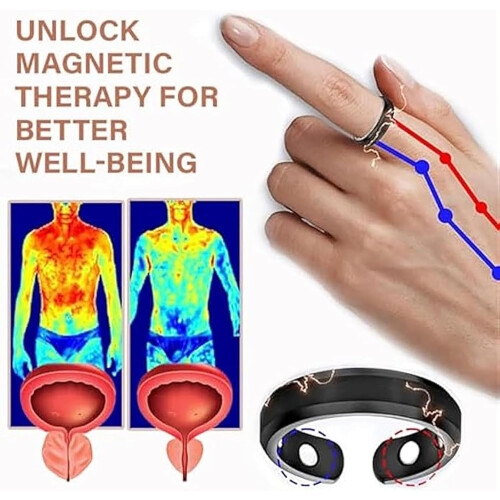 Inel magnetic din cupru pur Harmony Ring pentru bărbați 1