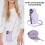 Purple PU Leather RFID Wallet Case for iPhone 17 2