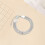 Justerbart flätat silverarmband för kvinnor 7