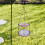 Hanging Bird Bath and Feeder Set Plastic 2Pack Purple 6