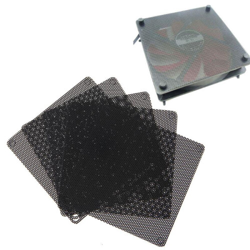 80mm Dust Filter for Computer Cooler Fan [5 Packs ] PC Fan Frame Dust Mesh 1