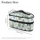 Steamer Oganizer Green Leaf Pattern Universal for Most Irons Compatible with Full-Size Irons and Accessories, Case Only 6