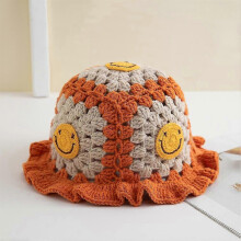 (H)Cute Ruffle Edge Knitted Fisherman Hat Versatile All-Match Elevates Any Outfit for Beach Vacation Essential