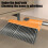 Broom and Dustpan Set Rotating Foldable 3-Piece 5