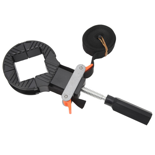 Woodworking Tool Adjustable Clamps With High Strength Nylon Webbing Quick Release Strap Non-Marring Corners Rapid Clamp Durable Plastic Frame Corner 1