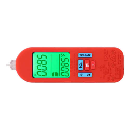 Advanced Digital Multimeter Smart Mode Auto Range LCD Display With Backlight Illumination Rechargeable Power Source Capacitance Diode Continuity 2