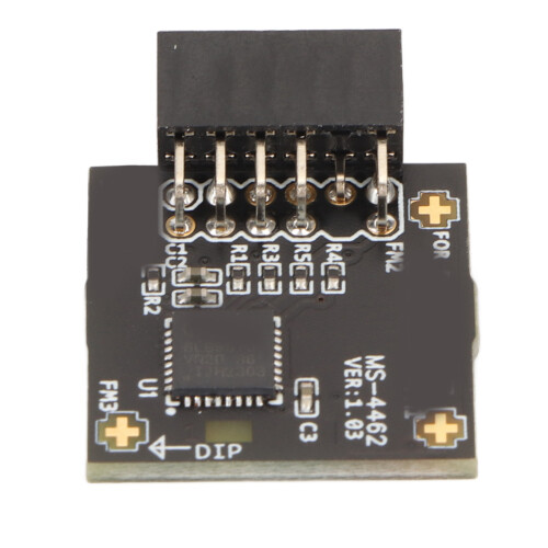 TPM 2.0 SPI Security Module 12Pin for Windows 10/11, Black 25x20mm