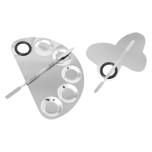 4Sets Maniküre Mischpaletten Kosmetik Spatel Sets 2