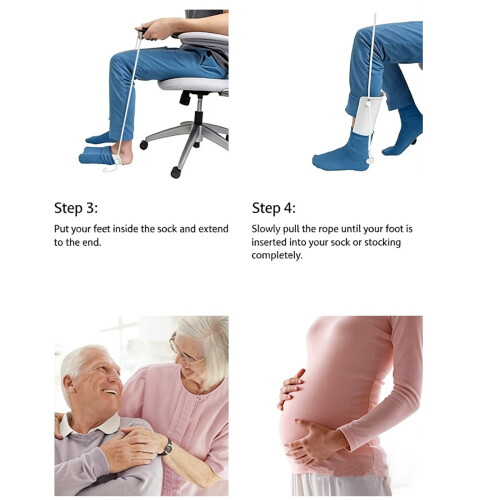 Gr8 Home Easy Sock Aid Helper for Seniors Mobility Aid 1