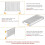 M（112x20x92.5cm）Modern White Radiator Cover 10