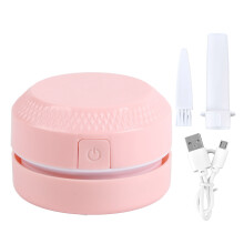 USB Charging Vacuum for Convenient Portable Cordless Vacuum Usage, Desktop Cleaning Tool Ergonomically Designed with Low-Noise Desk Vacuum Technology