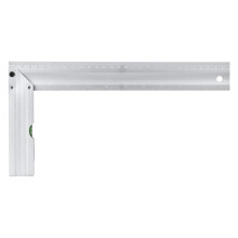 Aluminum Alloy Measuring Square300Mm Fluorescent Green Bubble Levelers Embedded Level Tool Photogravure Deep Etched Corrosion Protection Multi
