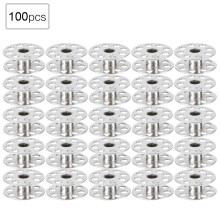 Stop Spinning Quickly Sewing Machine Bobbins Prevent Thread Tangling Front Loading Replacement Metal Bobbins Polished Smooth Surface Rust Proof
