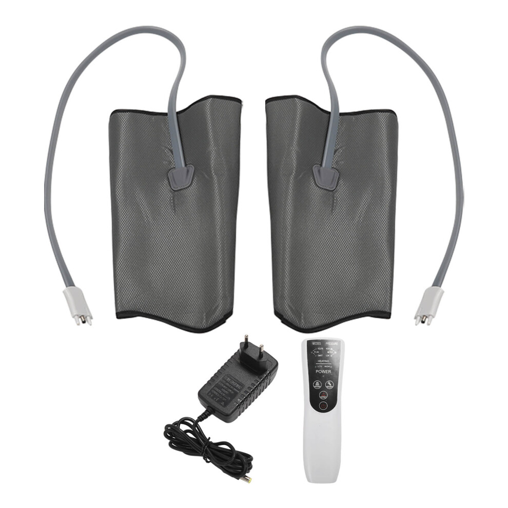 Swelling Pain Relief Calf Wrap with Air Compression Therapy, Heated Leg Massager Featuring Adjustable Intensity Selectable Modes and Automatic Shut