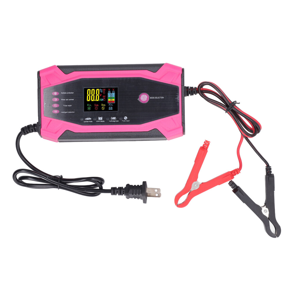 Fast Safe Accurate Charging Battery Maintainer Trickle Charger With Battery Desulfator Temperature Compensation Visual Charging Display 9071309448689