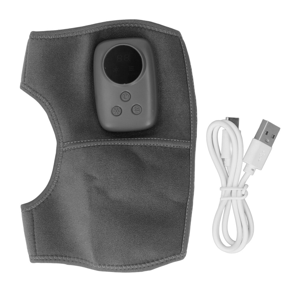 Adjustable Heating Knee Wrap With Vibration Massage, Cordless Rechargeable Pain Relief Device For Arthritis And Joint Discomfort, Includes Infrared