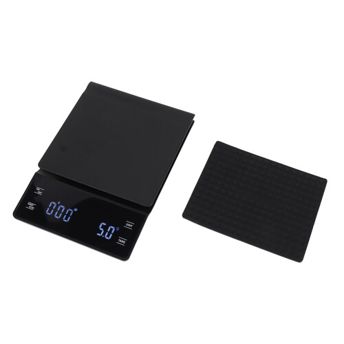 French Press Coffee Scale High Accuracy Digital Pour Over Espresso Scale Timer Touchscreen Countdown Auto Off Energy Efficient Multi Measurement