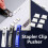 Mini Clear Stapler with Reusable Staples Bundle 4