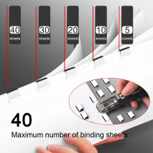 Mini Clear Stapler with Reusable Staples Bundle