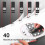 Mini Clear Stapler with Reusable Staples Bundle 1