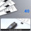 Mini Clear Stapler with Reusable Staples Bundle 2